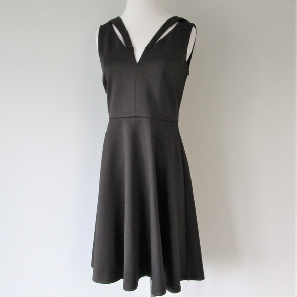 Catherine Malandrino Dresses & Skirts - NORDSTROM Black Fit & Flare Cut Out Scuba Dress 2